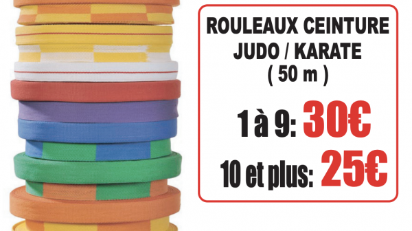 PROMOTION ROULEAUX DE CEINTURE